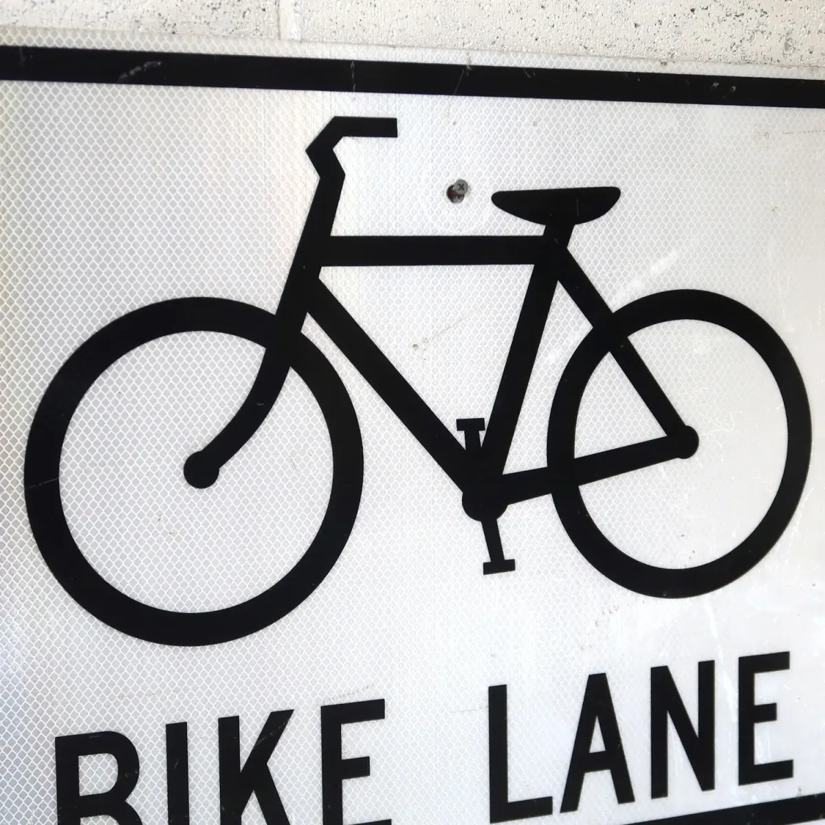 BIKE LANE ロードサイン