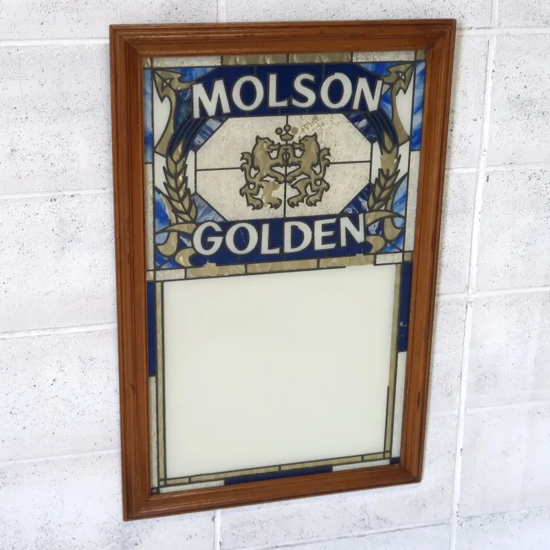 MOLSON GOLDEN ビンテージ パブミラー