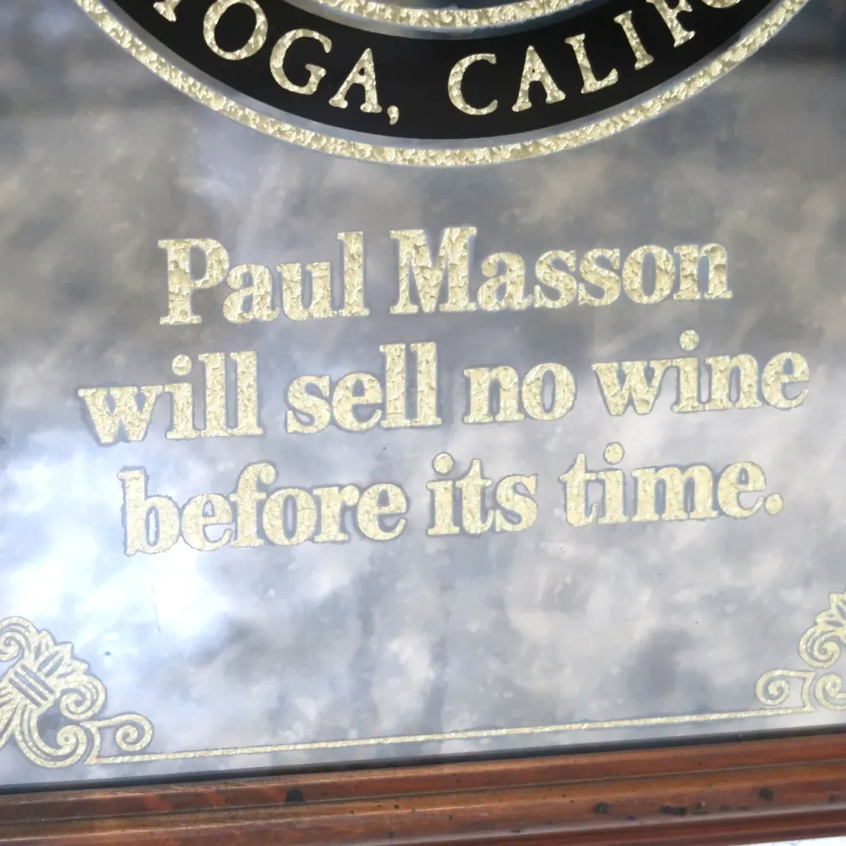 PAUL MASSON ビンテージ パブミラー