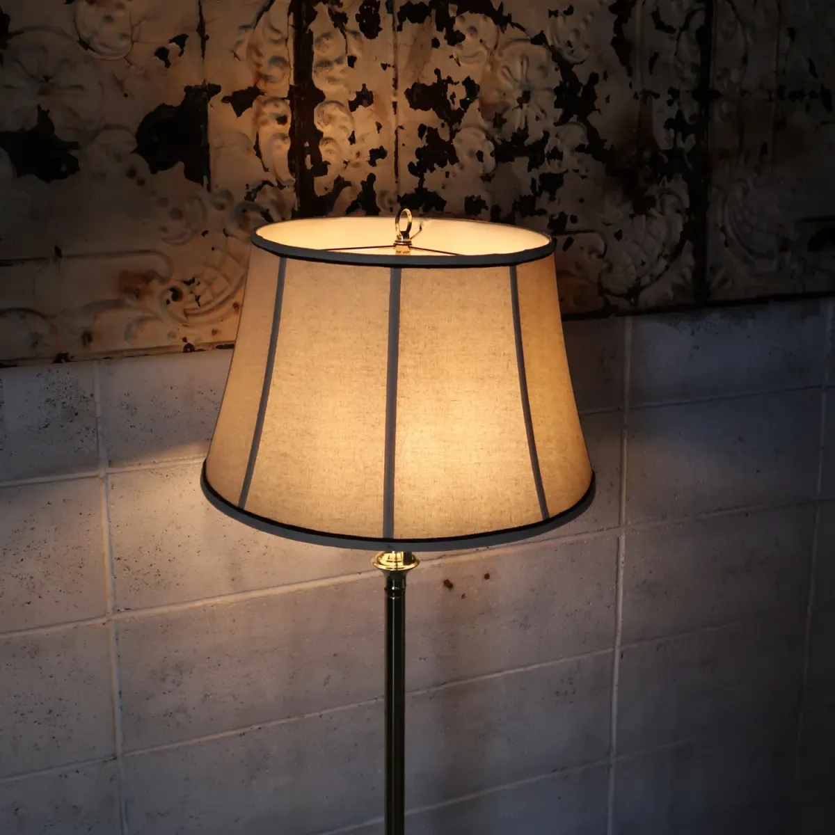 アンティーク キャンドルフロアランプ 4灯式
