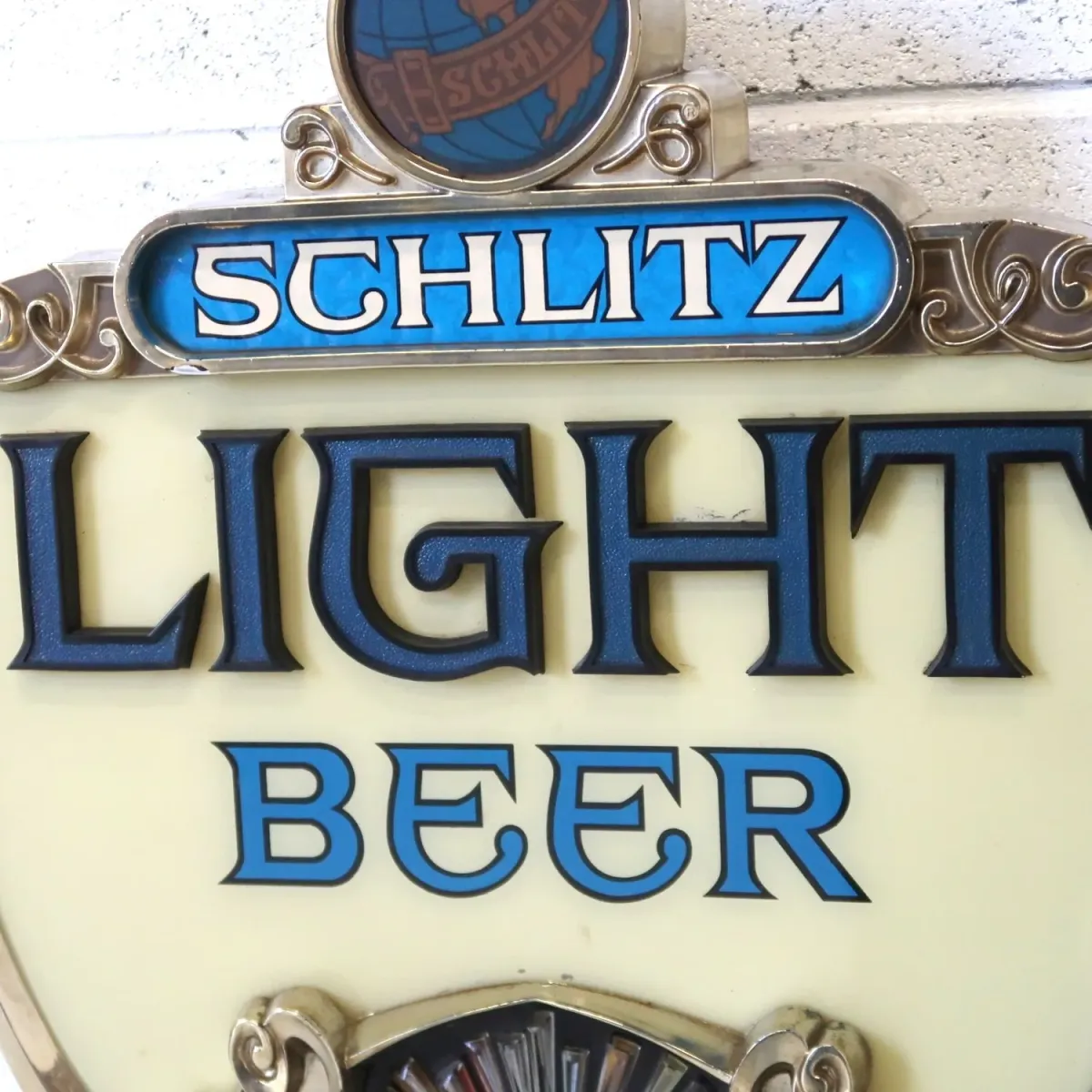 Schlitz LIGHT ビンテージ モーションライトサイン