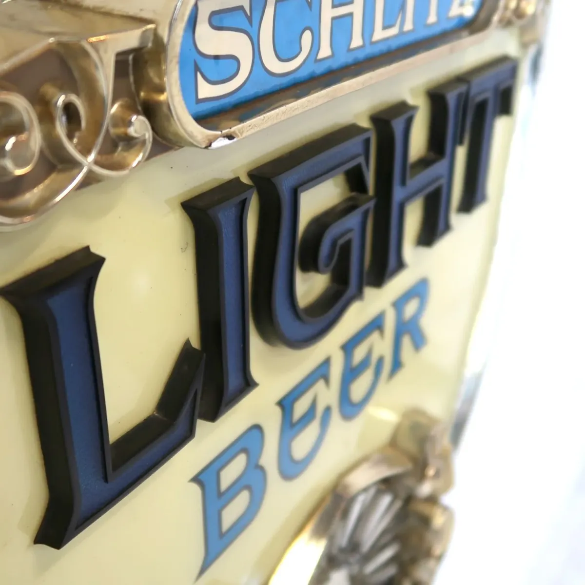 Schlitz LIGHT ビンテージ モーションライトサイン