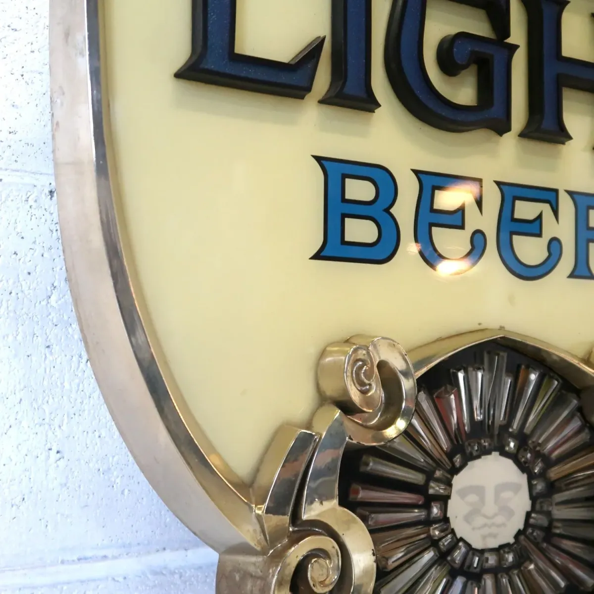 Schlitz LIGHT ビンテージ モーションライトサイン
