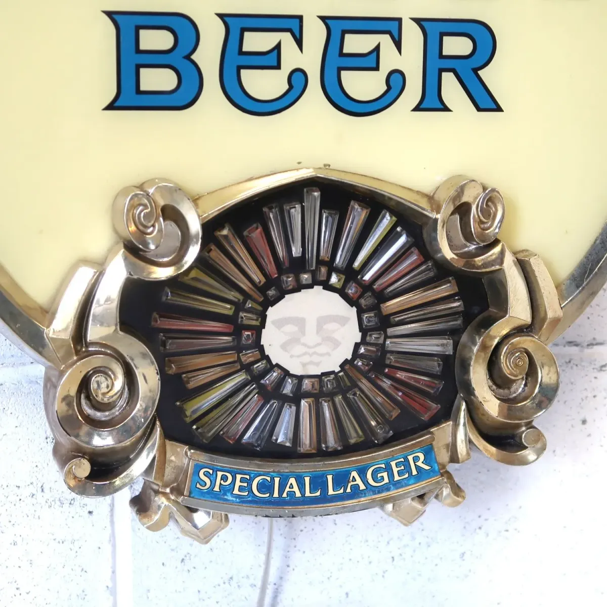 Schlitz LIGHT ビンテージ モーションライトサイン