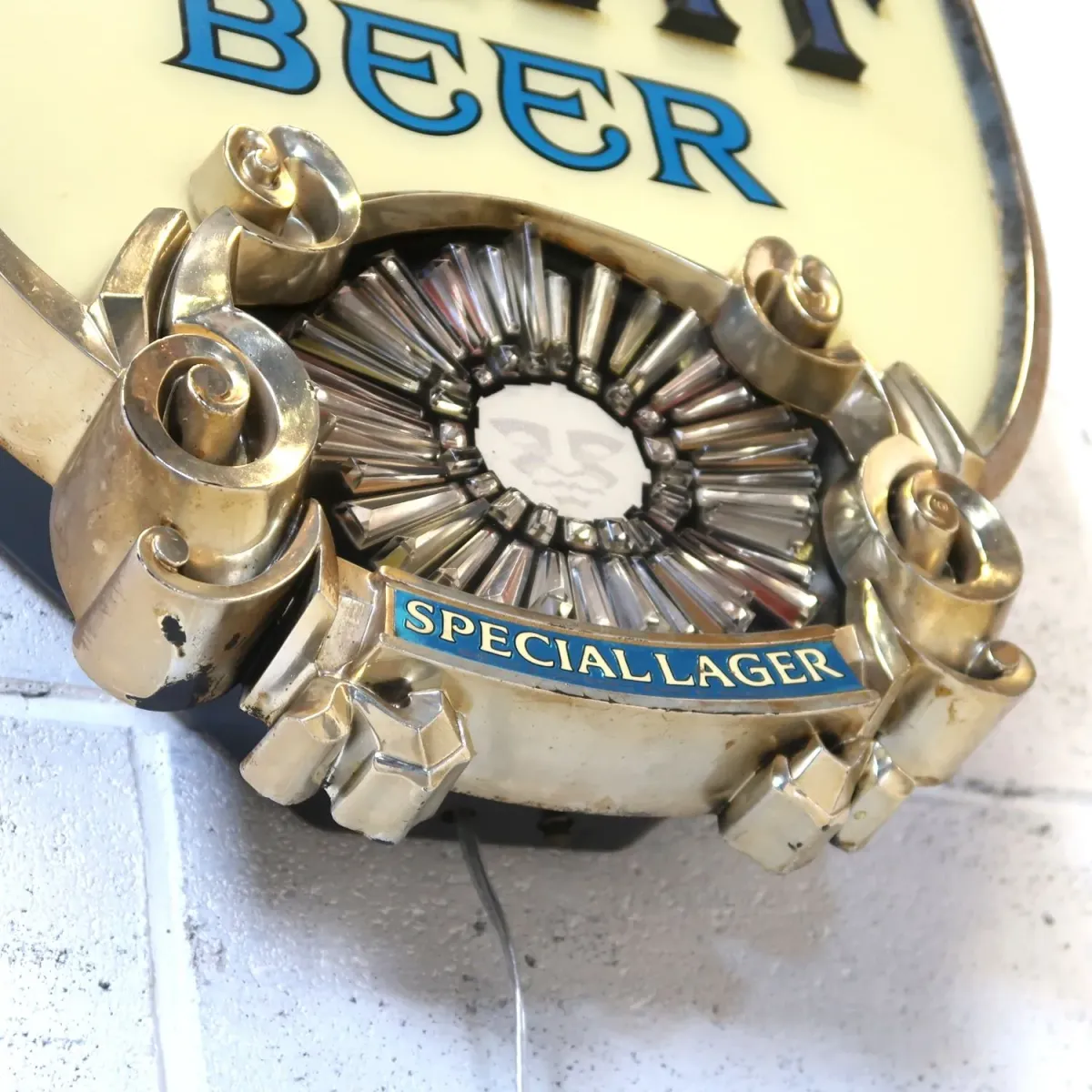 Schlitz LIGHT ビンテージ モーションライトサイン