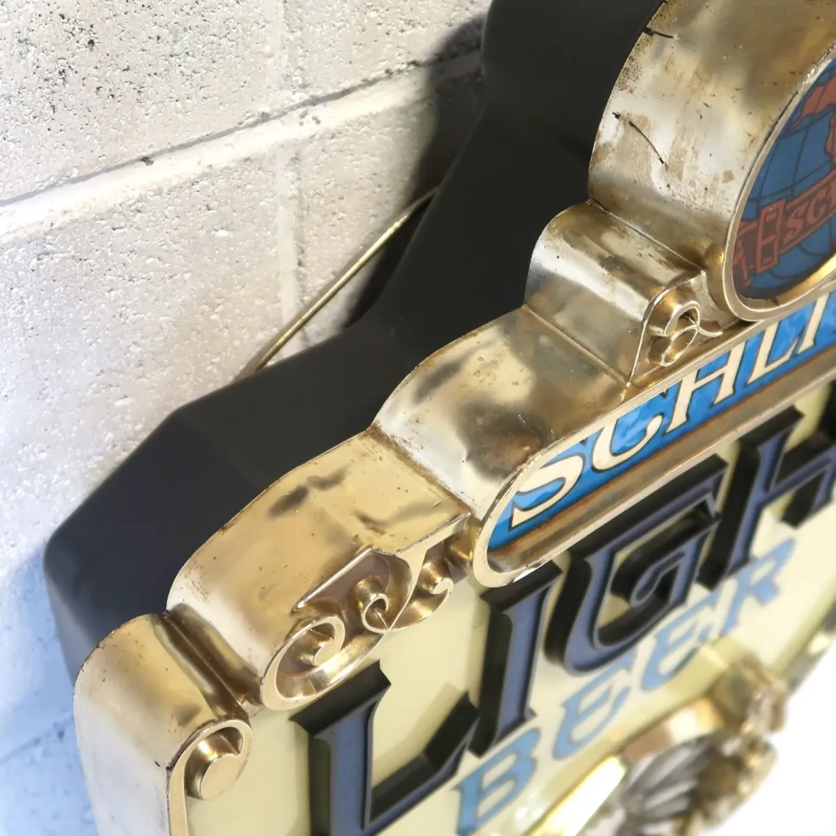 Schlitz LIGHT ビンテージ モーションライトサイン