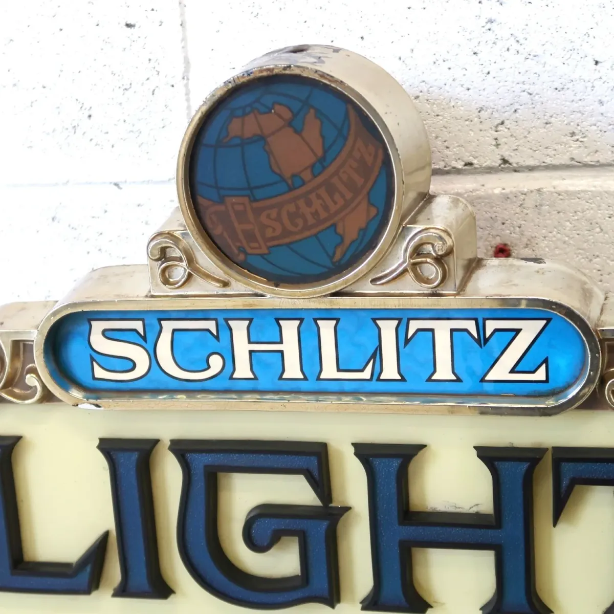 Schlitz LIGHT ビンテージ モーションライトサイン