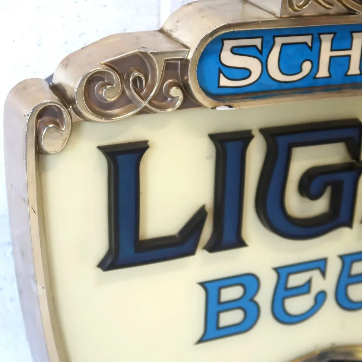 Schlitz LIGHT ビンテージ モーションライトサイン