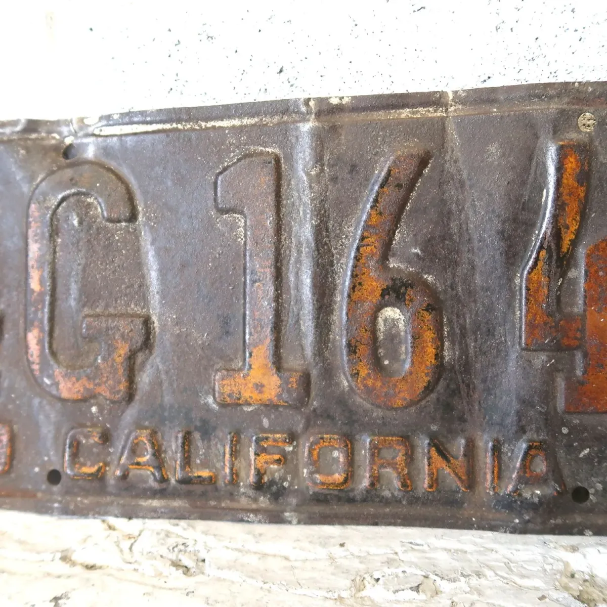 30's CALIFORNIA ビンテージ ナンバープレート