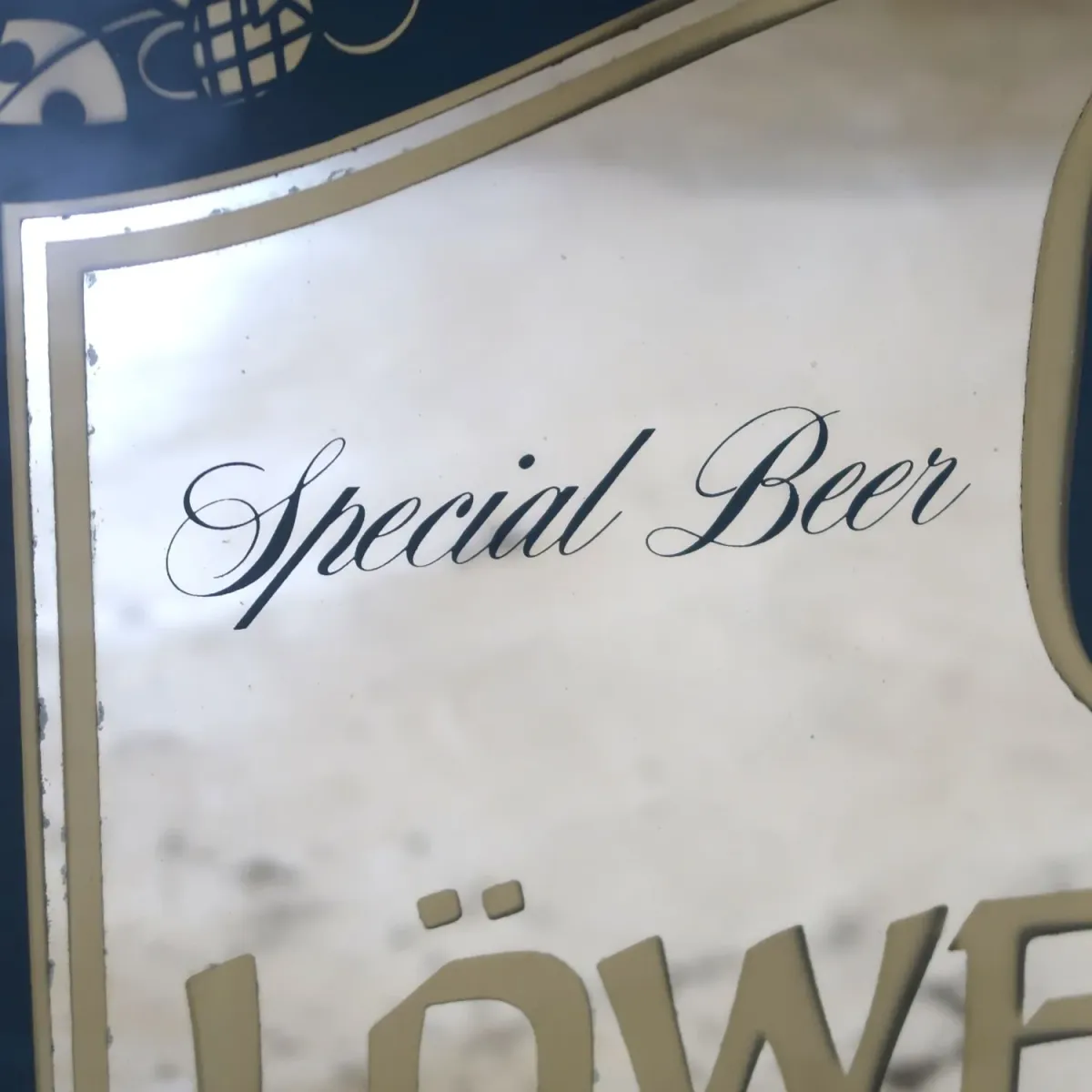 LOWENBRAU ビンテージ 大型パブミラー