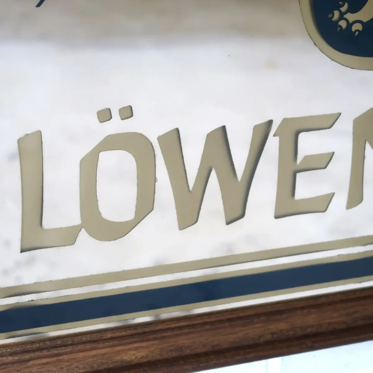 LOWENBRAU ビンテージ 大型パブミラー