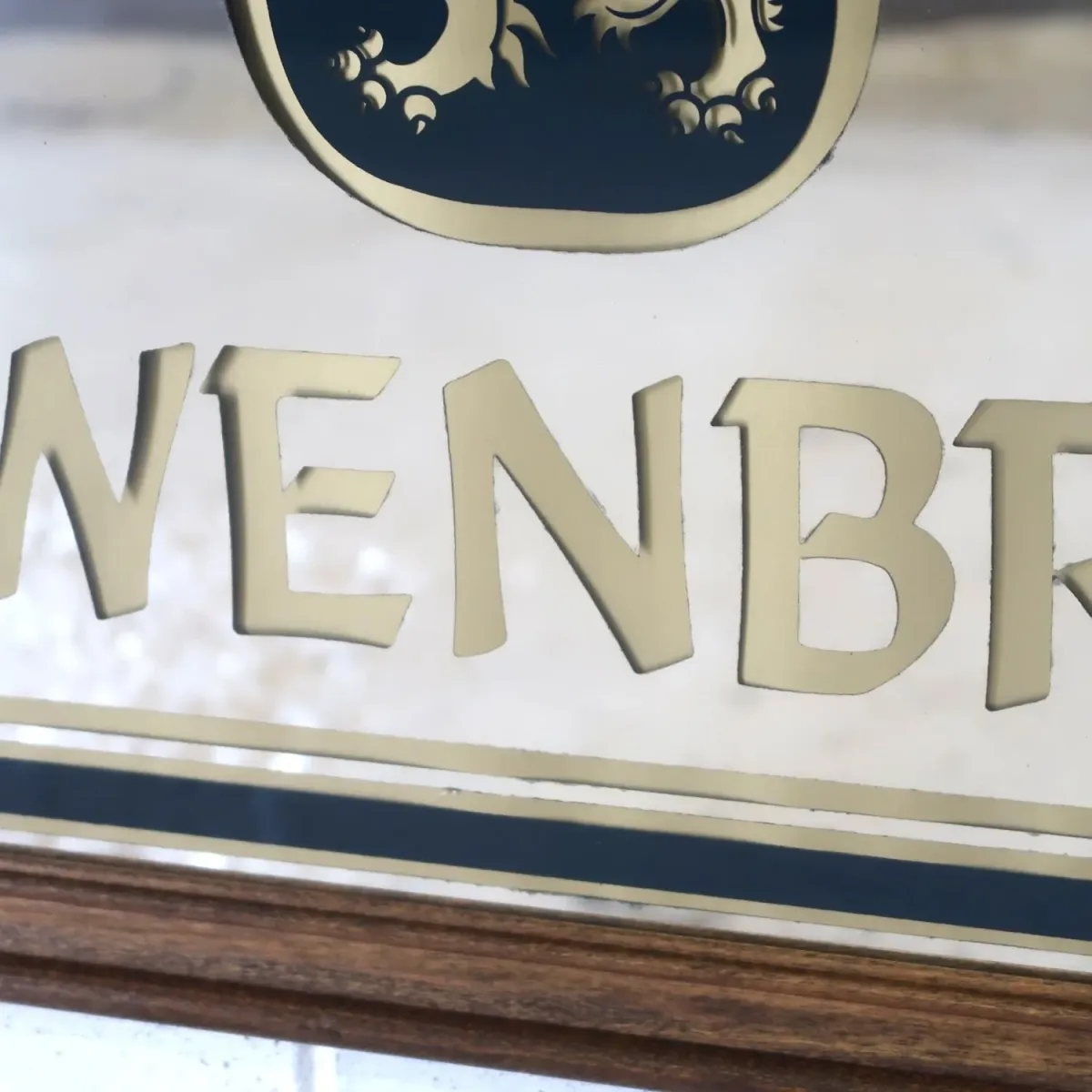 LOWENBRAU ビンテージ 大型パブミラー
