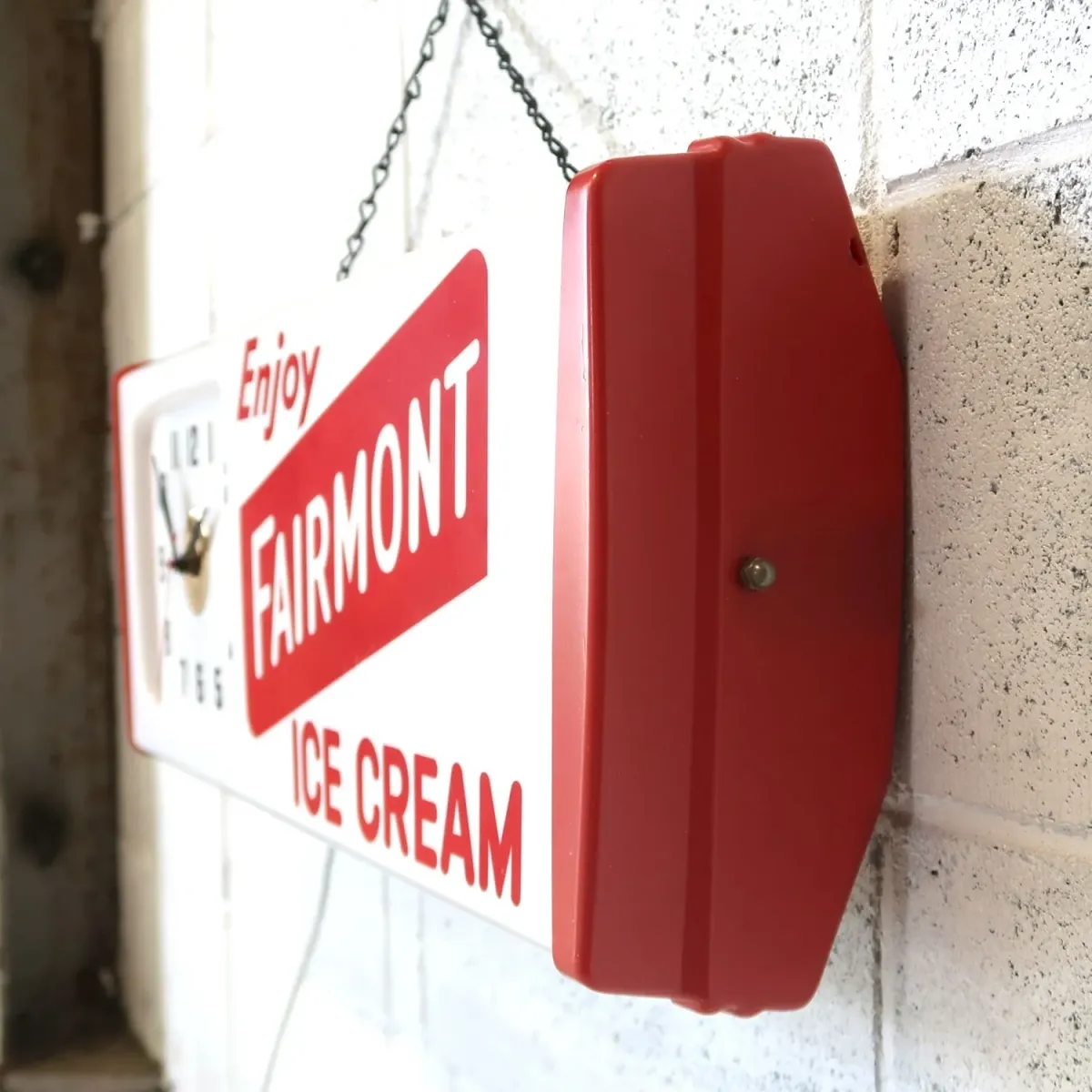 FAIRMONT ICE CREAM ビンテージ ライトクロック