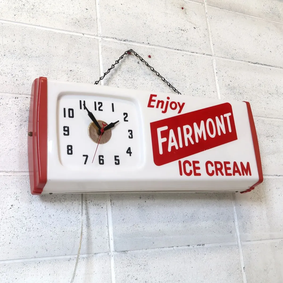 FAIRMONT ICE CREAM ビンテージ ライトクロック
