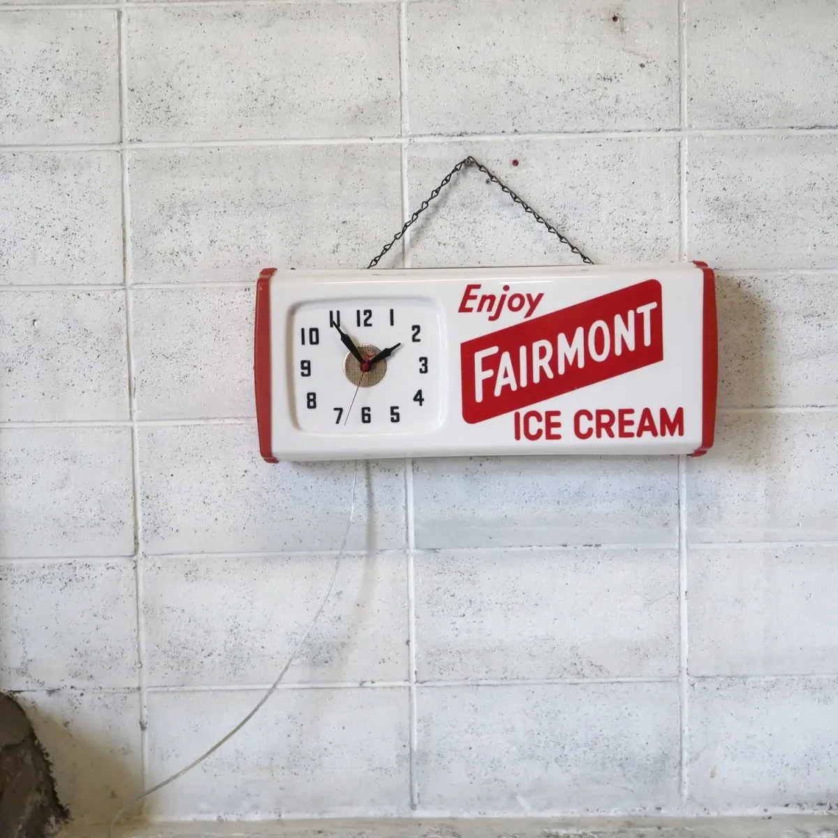 FAIRMONT ICE CREAM ビンテージ ライトクロック