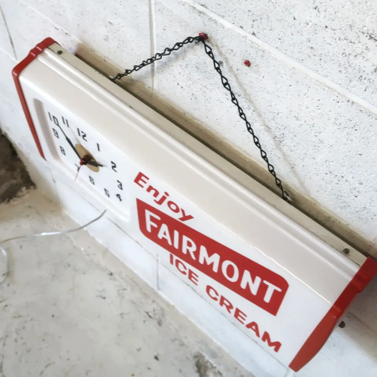 FAIRMONT ICE CREAM ビンテージ ライトクロック