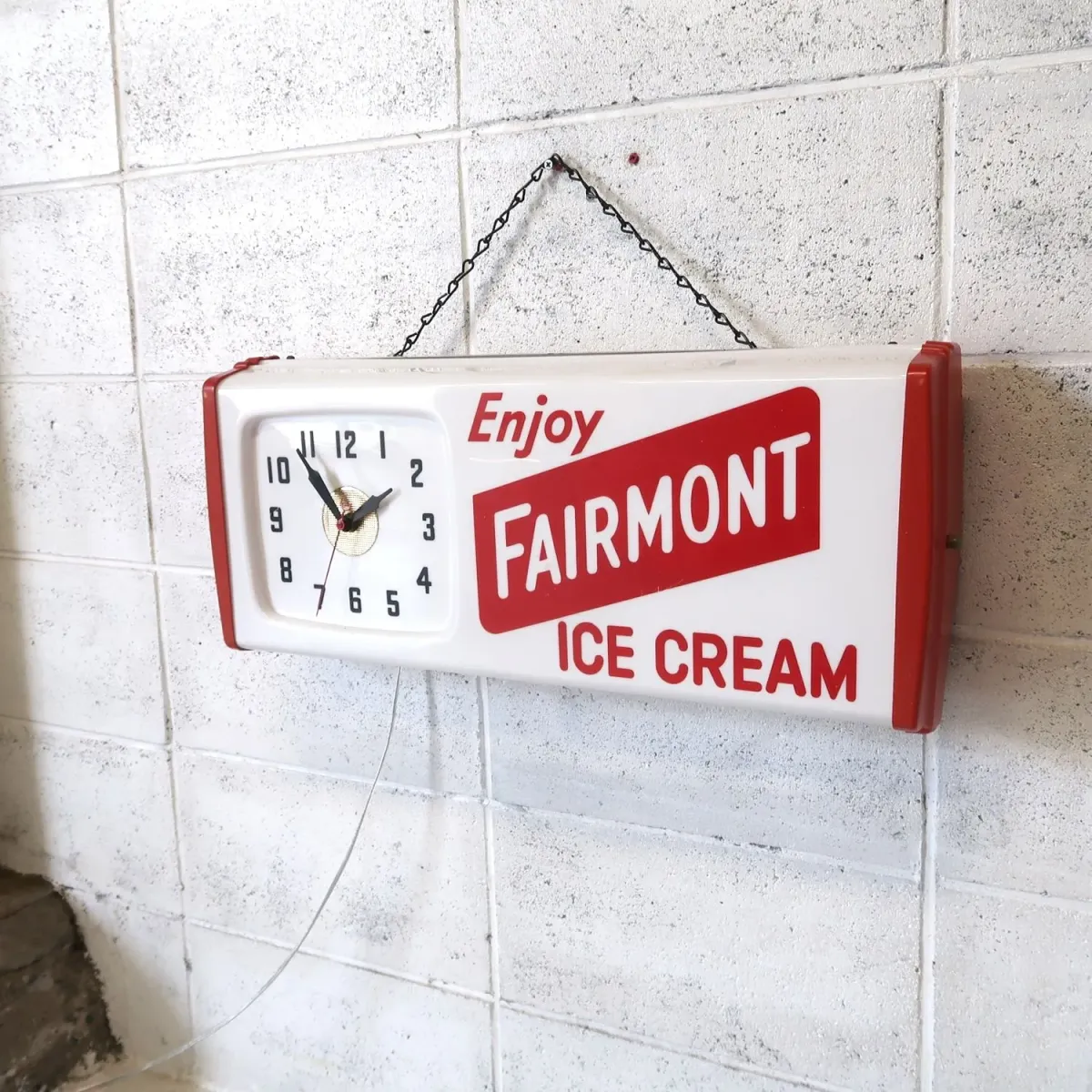 FAIRMONT ICE CREAM ビンテージ ライトクロック