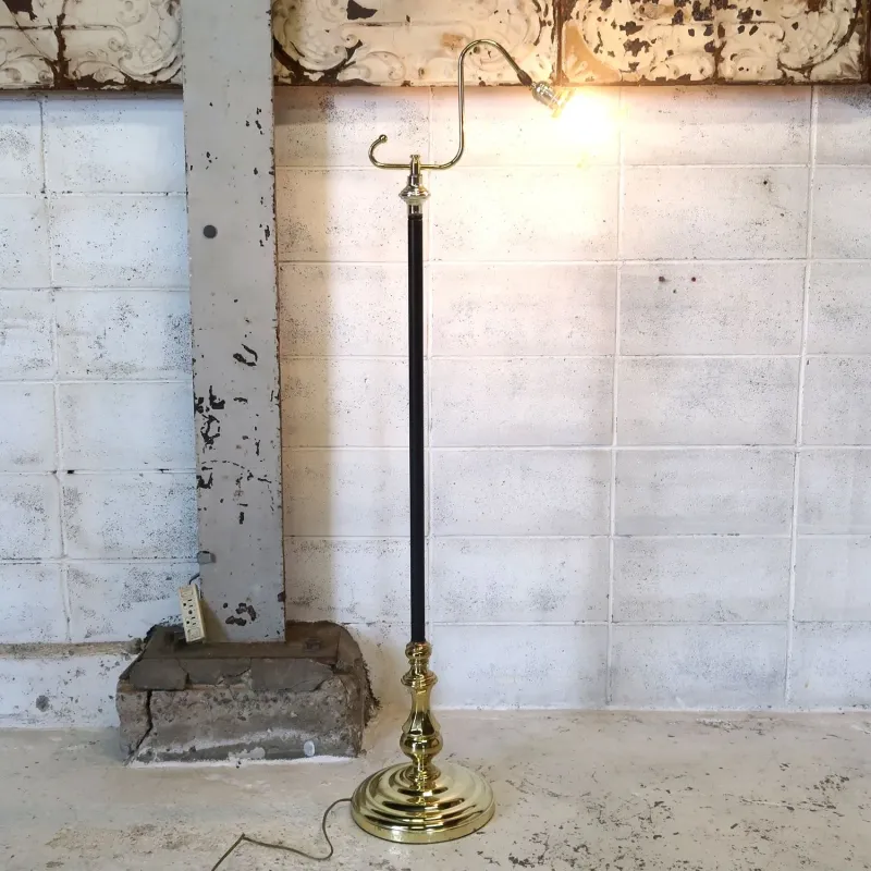 フラワーガラス フロアランプ
