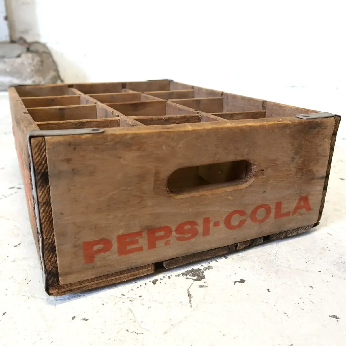 ペプシコーラ ビンテージ ウッドボックス