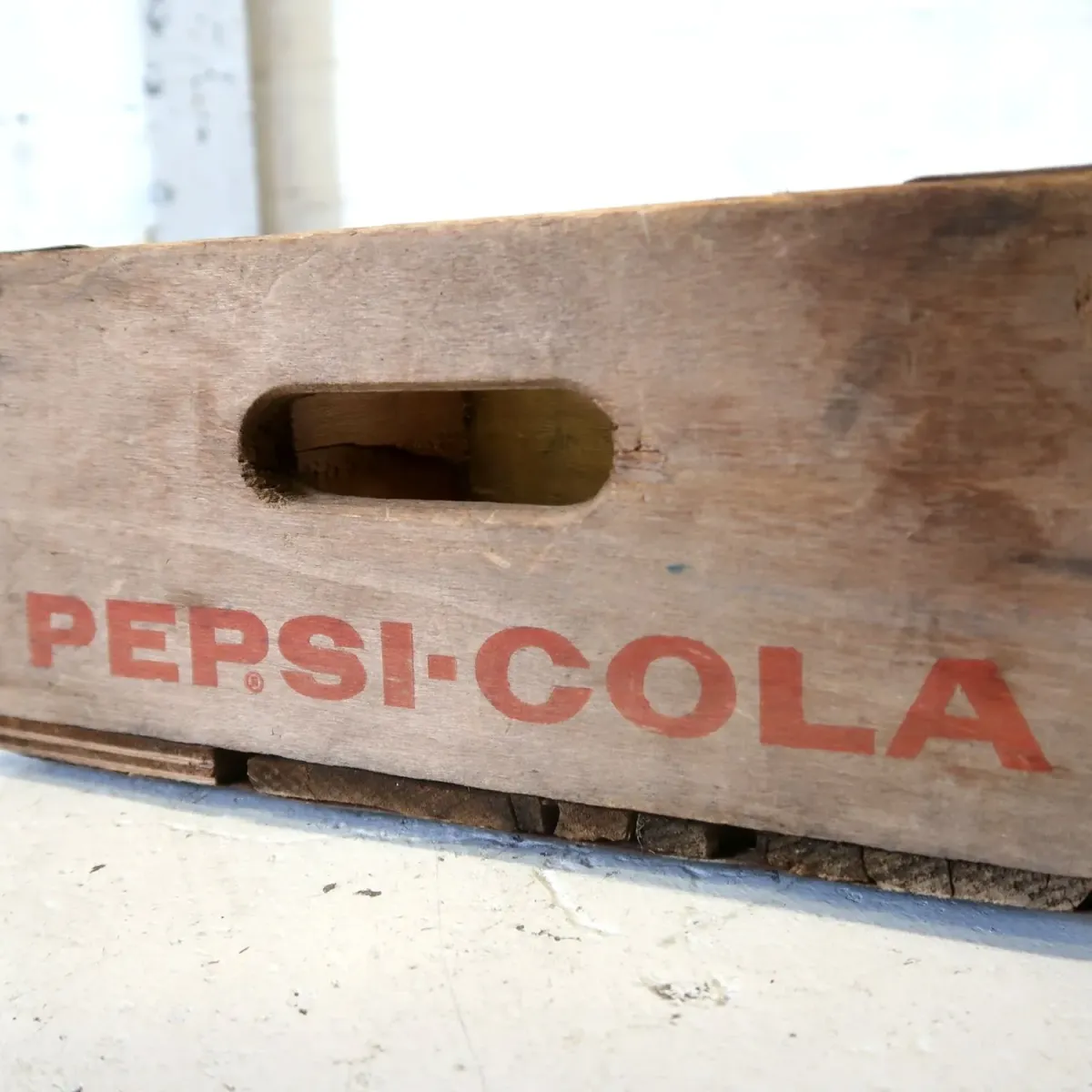 ペプシコーラ ビンテージ ウッドボックス