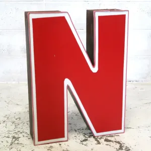 ビンテージ レターサイン 大型 N