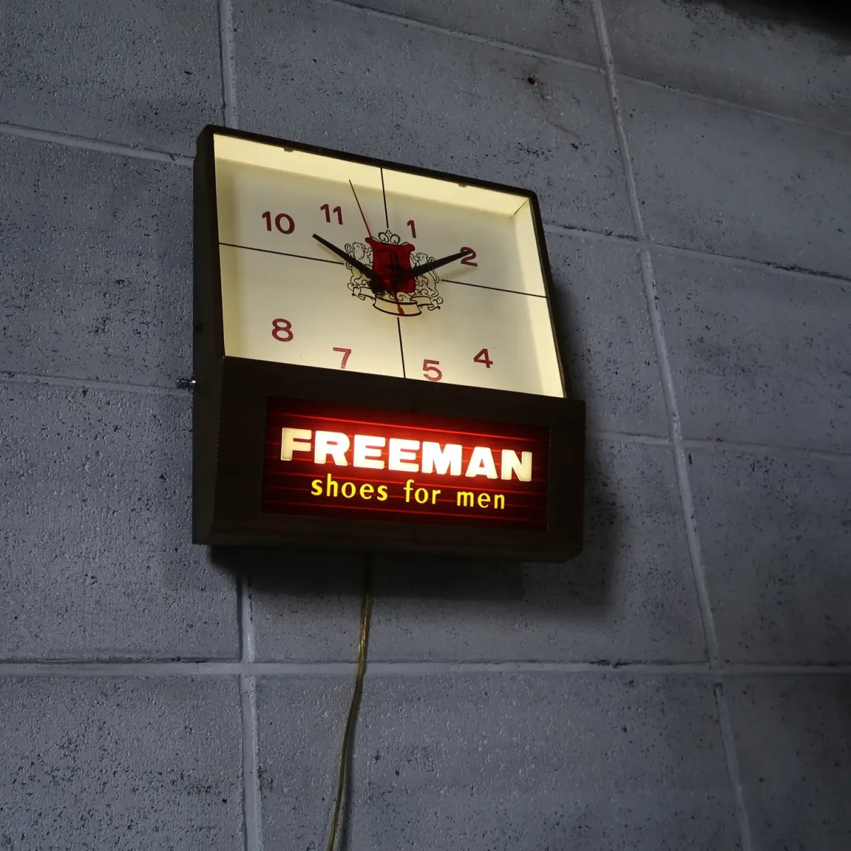 THE FREEMAN SHOE社 ビンテージ ライトクロック