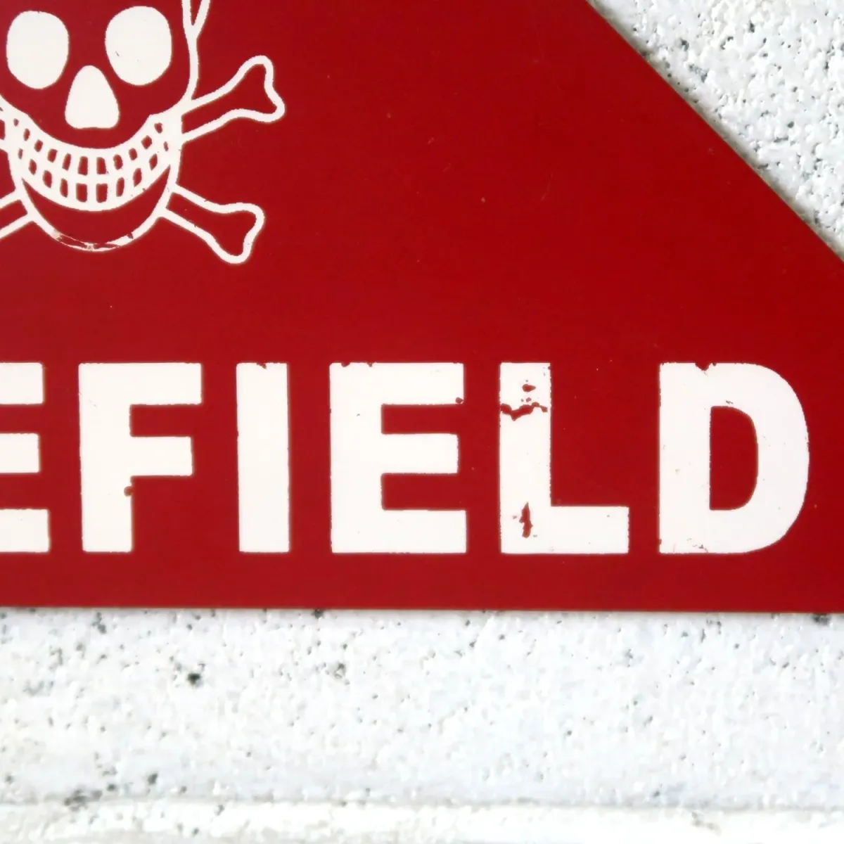 MINEFIELD メタルサイン