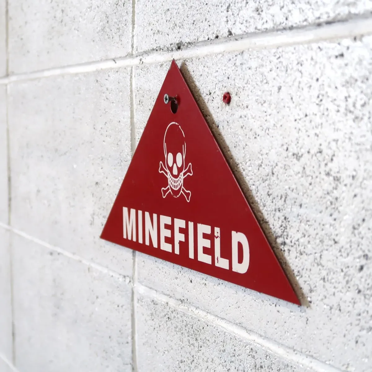MINEFIELD メタルサイン