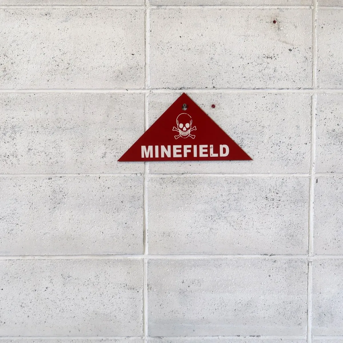 MINEFIELD メタルサイン