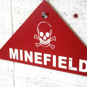 MINEFIELD メタルサイン