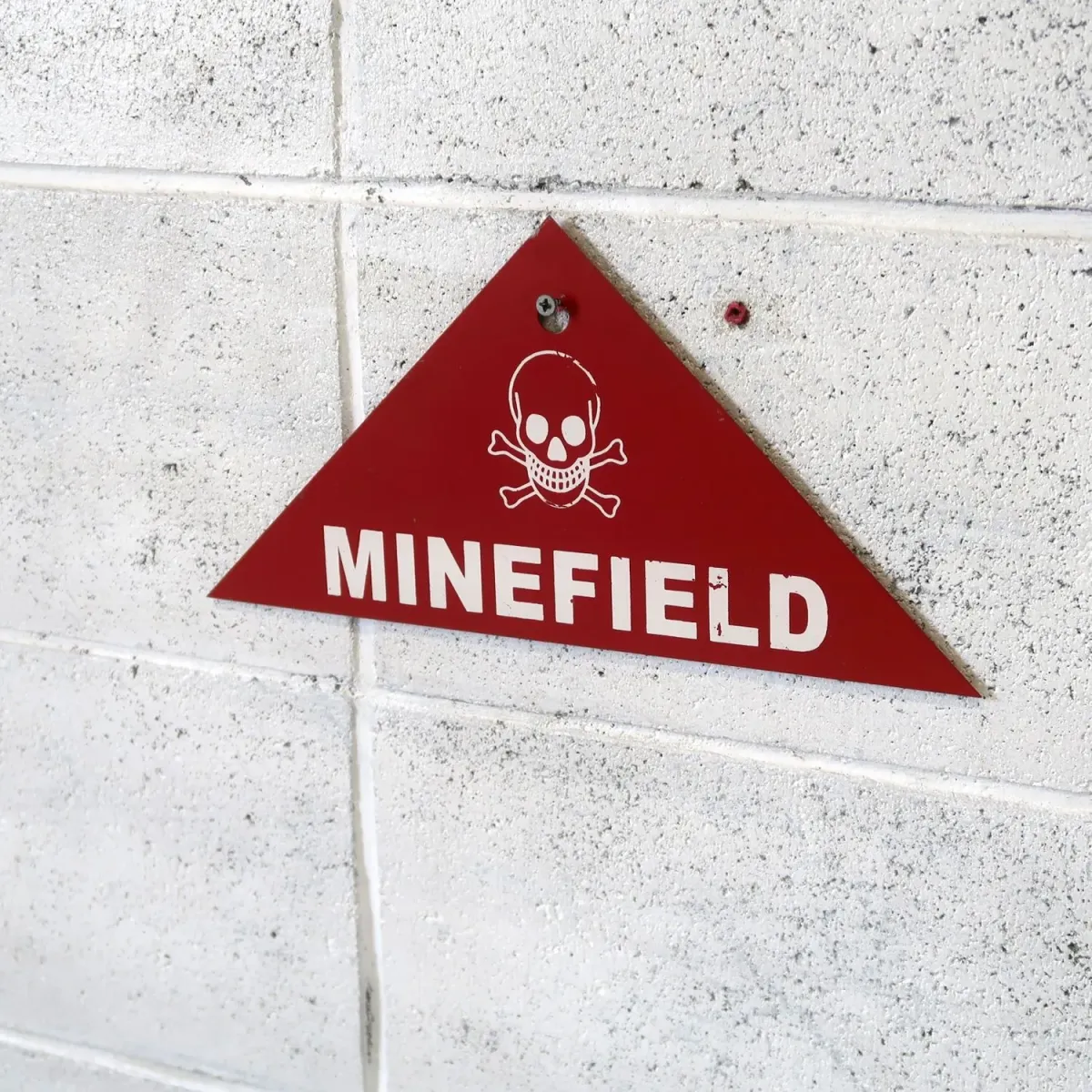 MINEFIELD メタルサイン