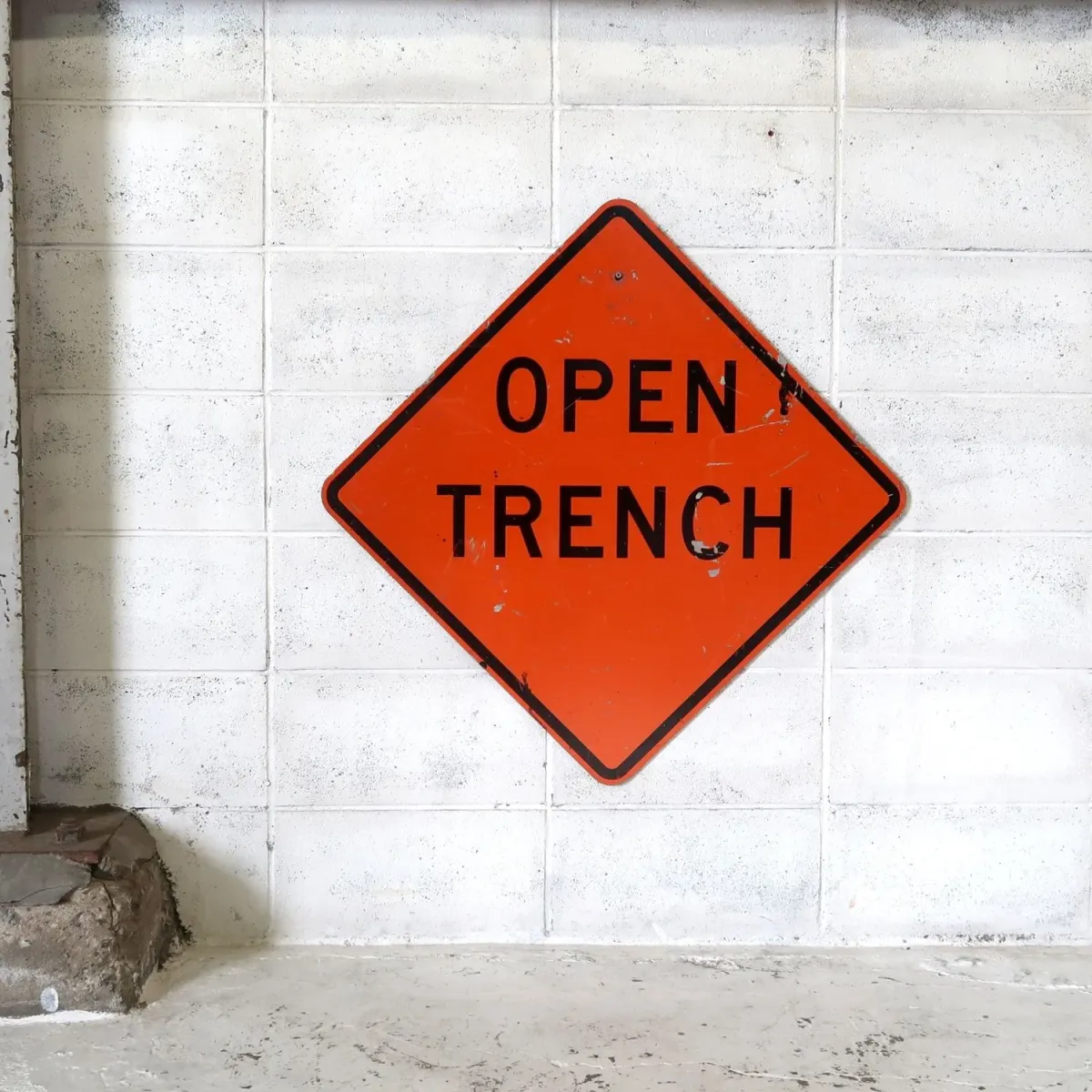 OPEN TRENCH ビンテージ ロードサイン