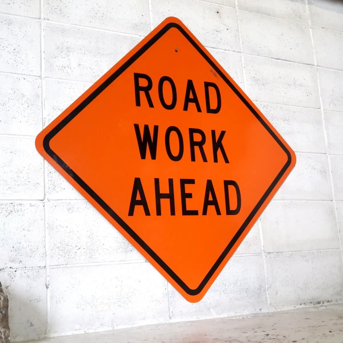 ROAD WORK AHEAD 大型ロードサイン