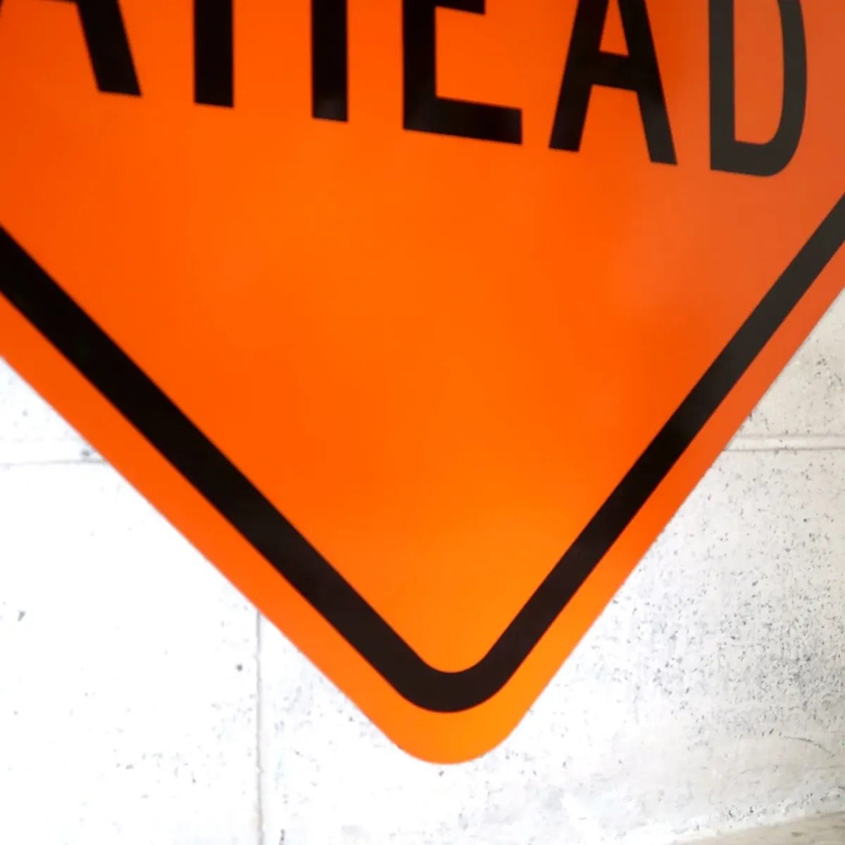 ROAD WORK AHEAD 大型ロードサイン