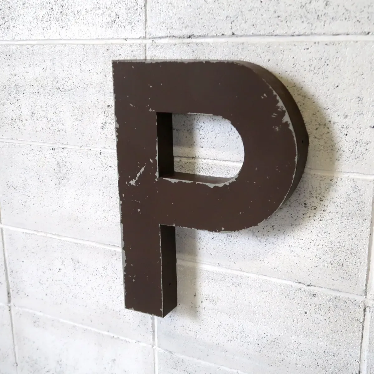 ビンテージ レターサイン P