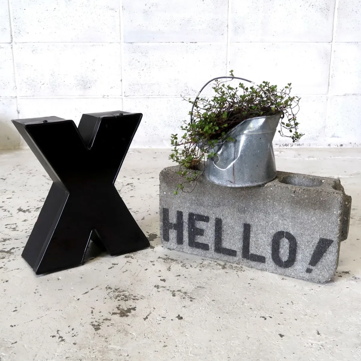 ビンテージ レターサイン X
