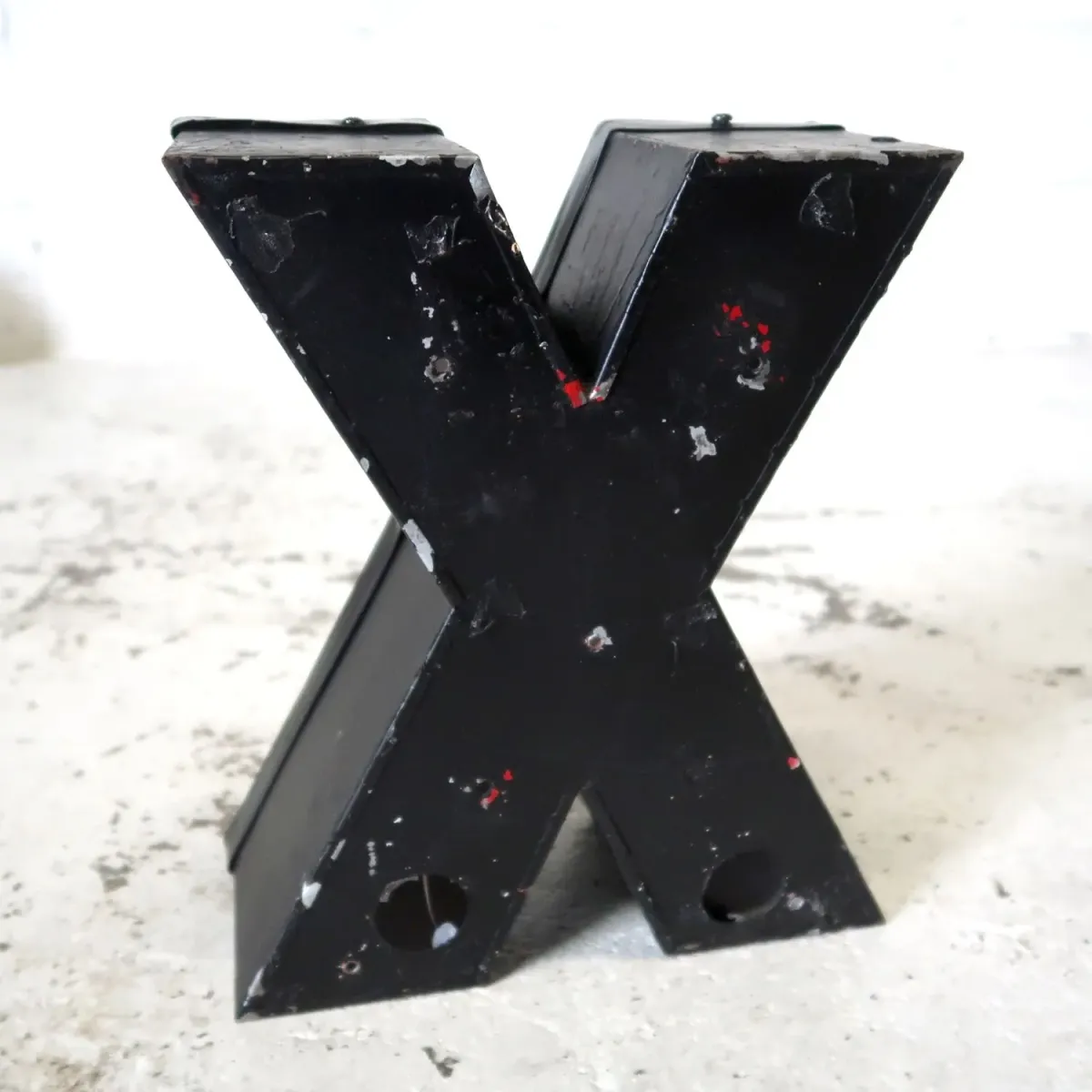 ビンテージ レターサイン X