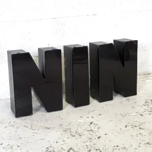 ビンテージ レターサイン N