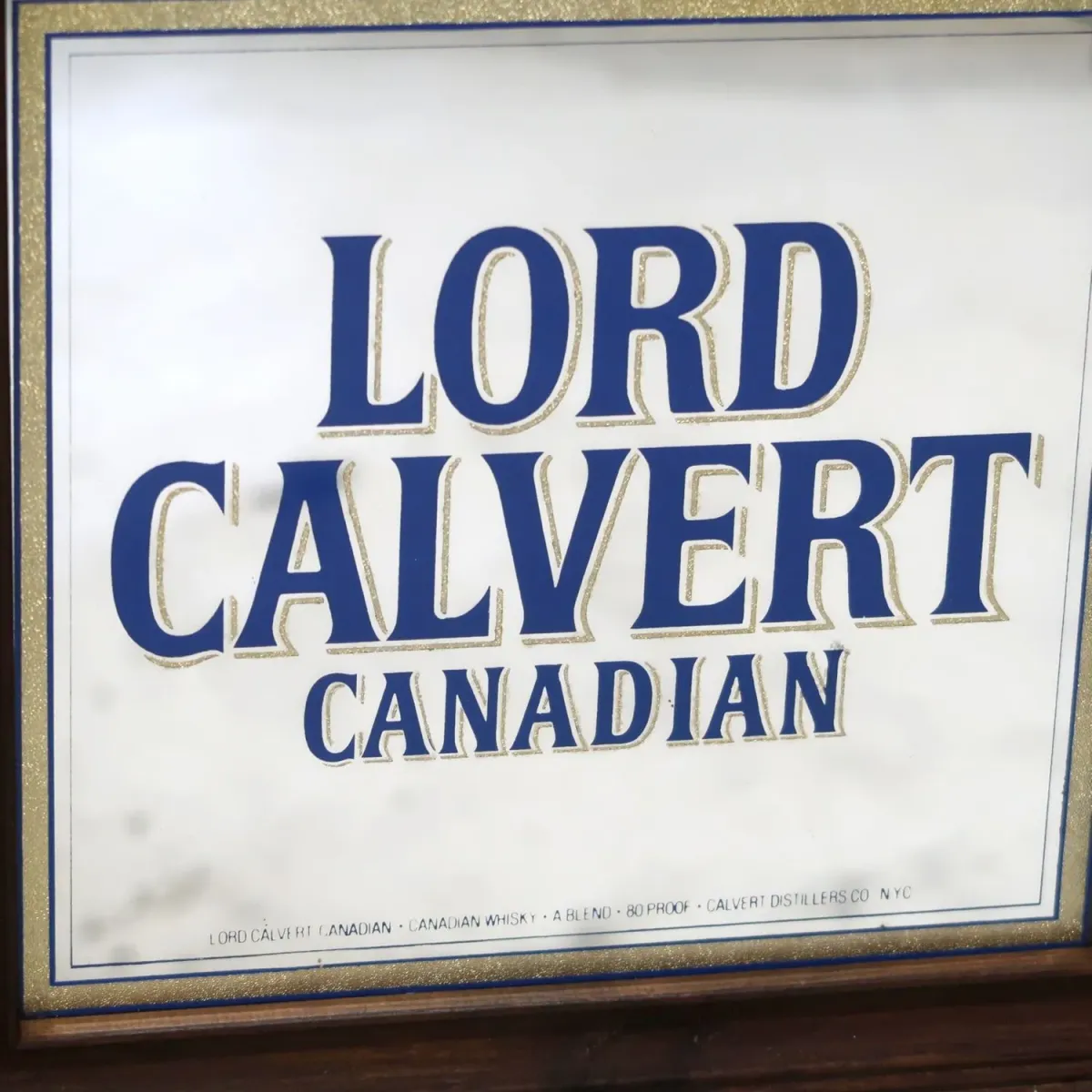 LORD CALVERT ビンテージ パブミラー