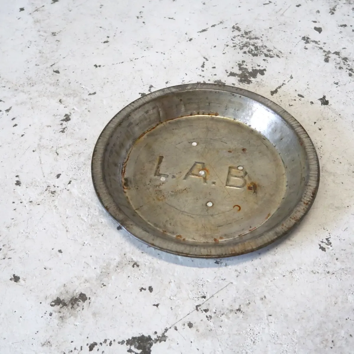 L.A.B. ビンテージ パイプレート メタルトレイ