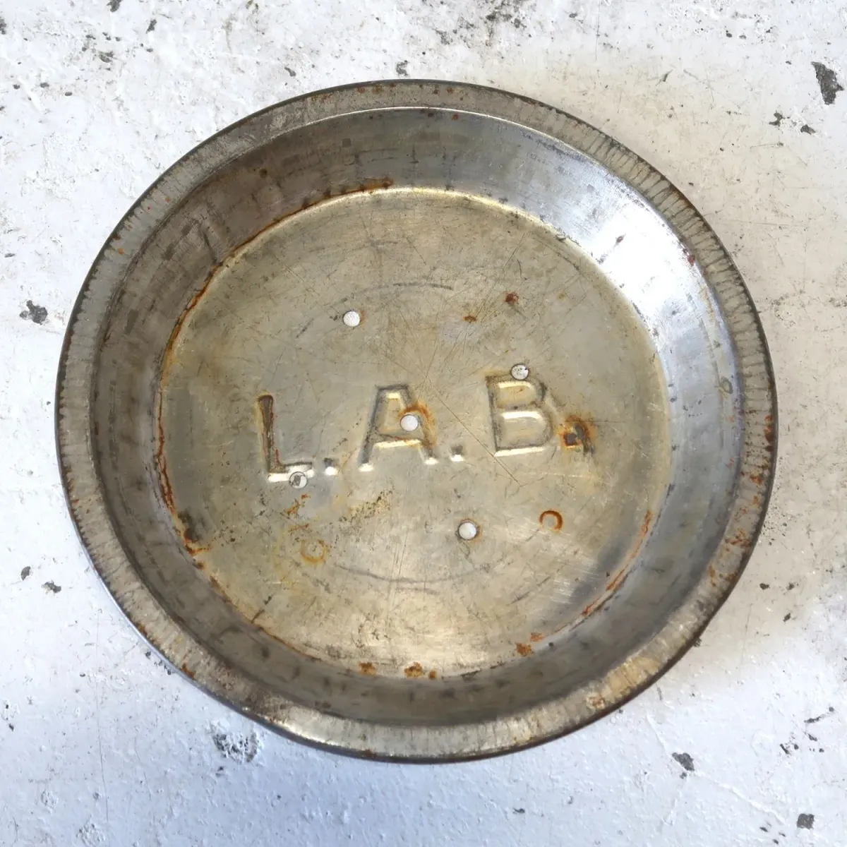 L.A.B. ビンテージ パイプレート メタルトレイ