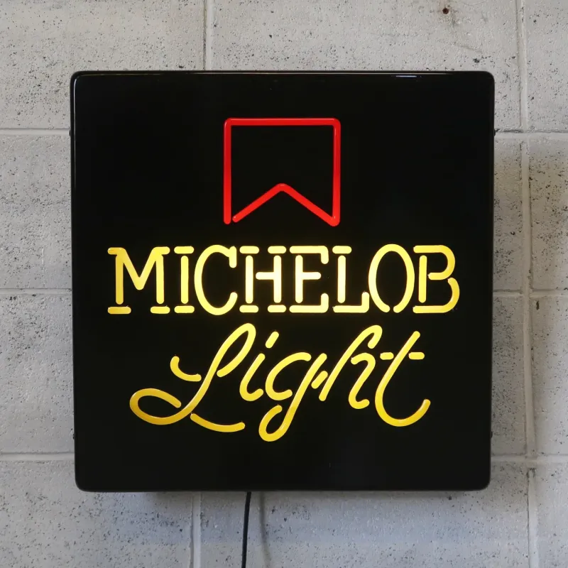 MICHELOB Light ビンテージ ネオンデザイン ライトサイン