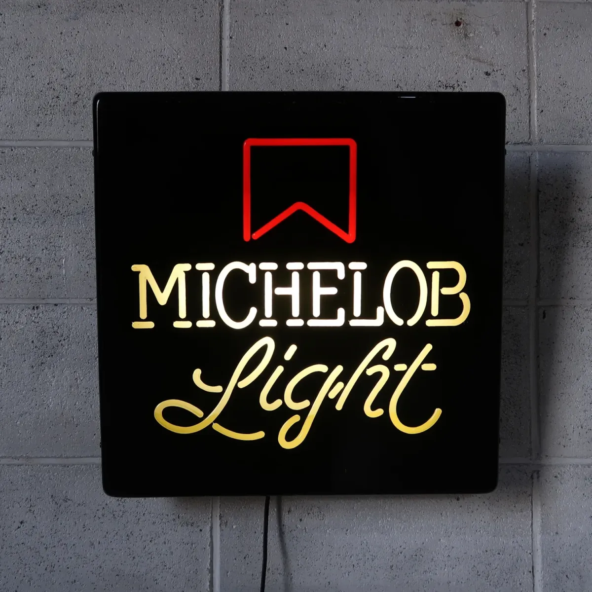 MICHELOB Light ビンテージ ネオンデザイン ライトサイン