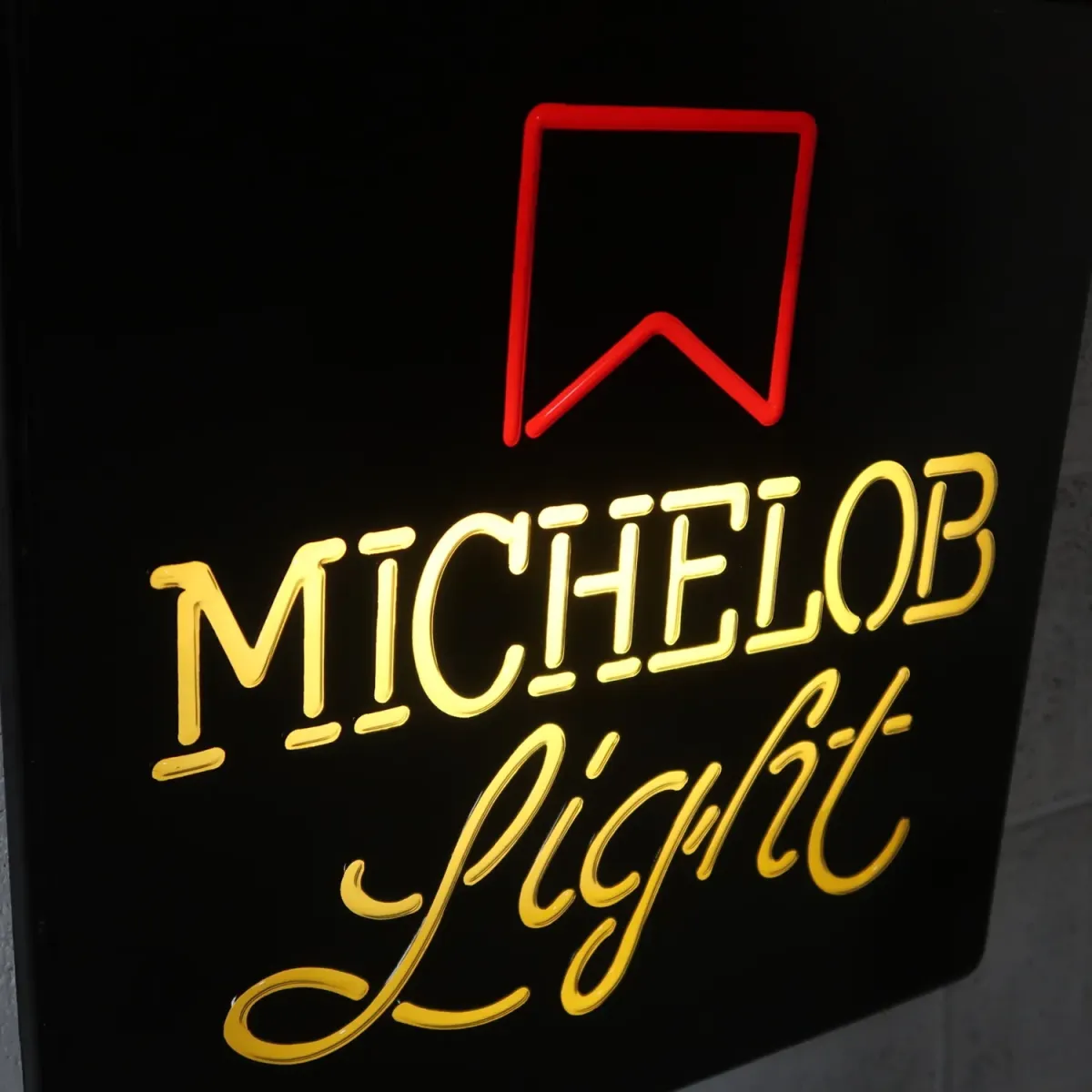 MICHELOB Light ビンテージ ネオンデザイン ライトサイン