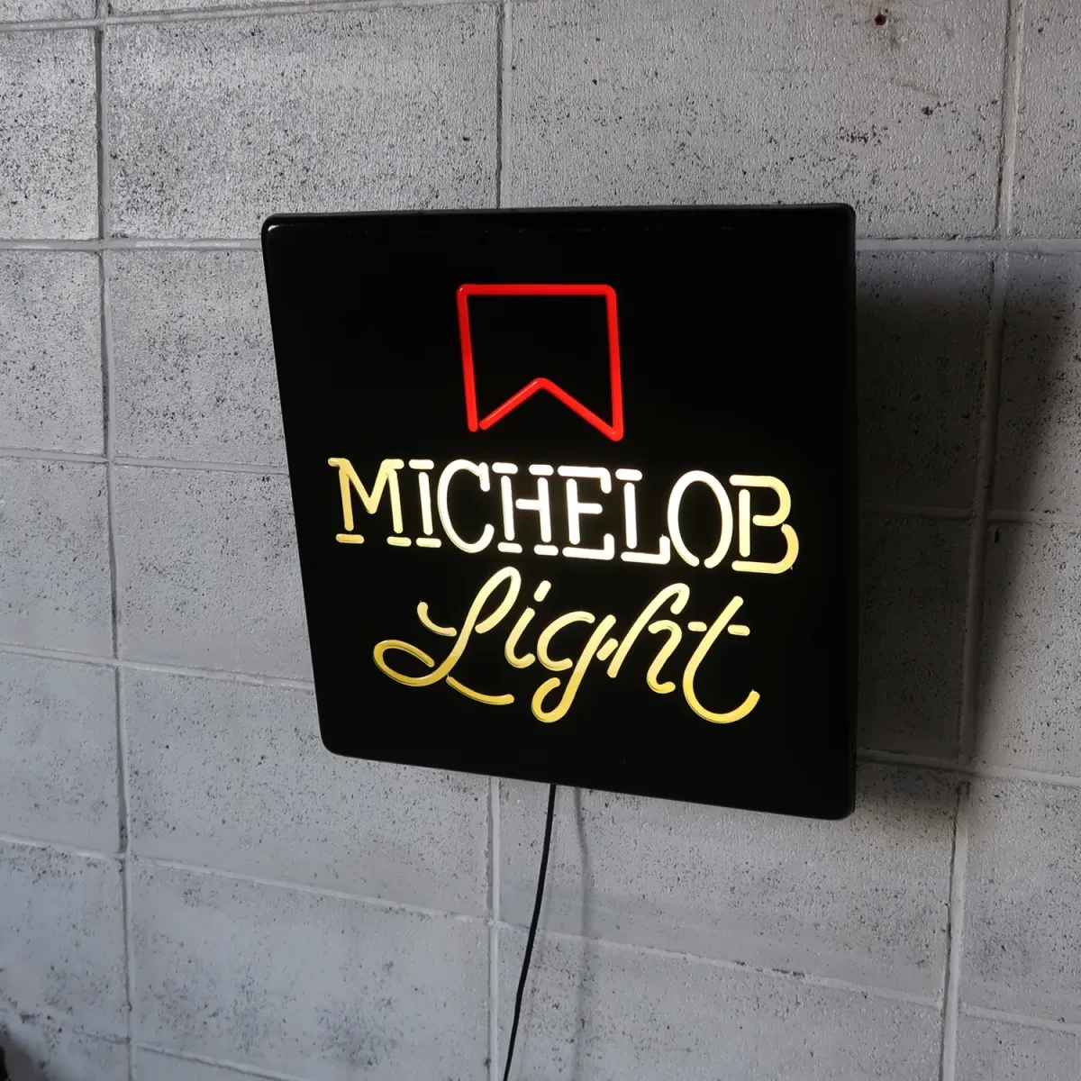 MICHELOB Light ビンテージ ネオンデザイン ライトサイン