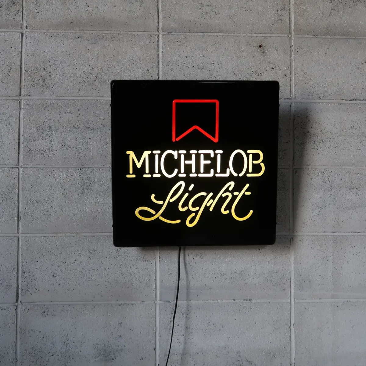 MICHELOB Light ビンテージ ネオンデザイン ライトサイン