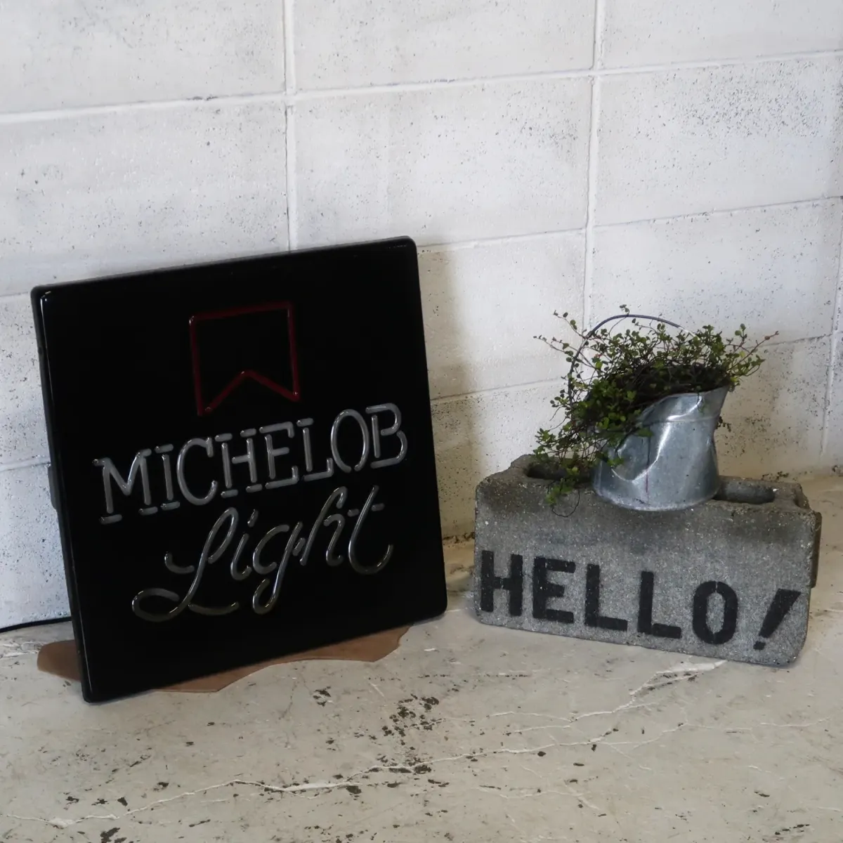 MICHELOB Light ビンテージ ネオンデザイン ライトサイン