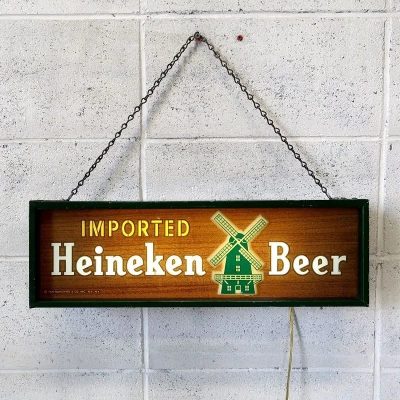 Heineken ビンテージ ライトサイン