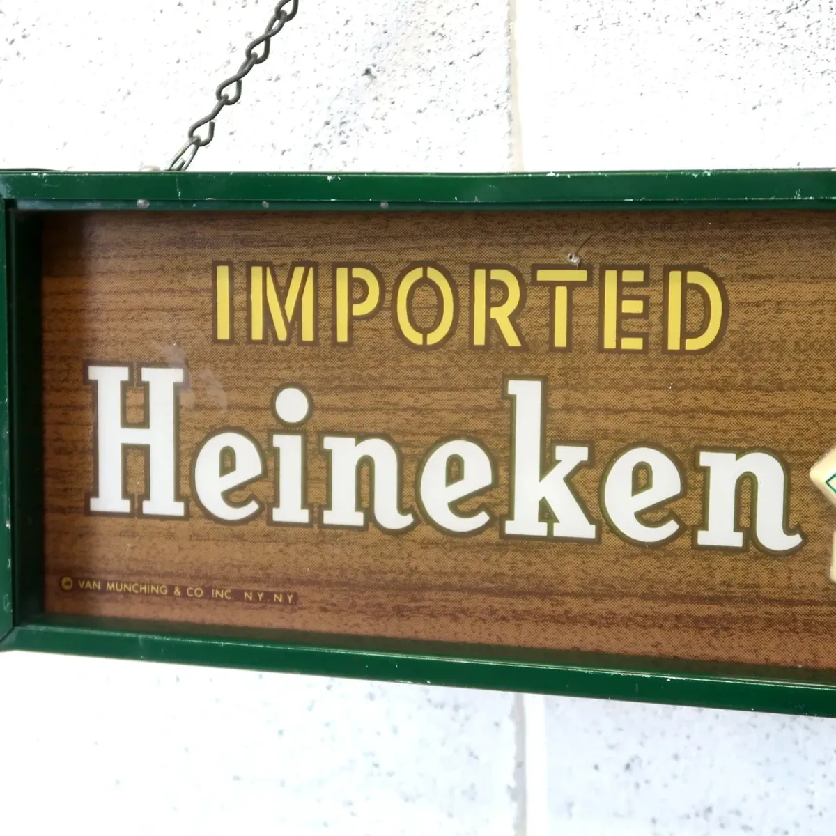 Heineken ビンテージ ライトサイン