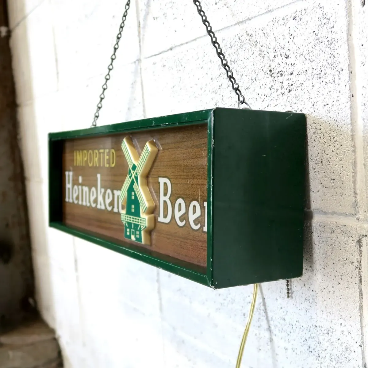 Heineken ビンテージ ライトサイン